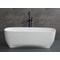 Alfi Brand 67" White Matte Solid Surface Resin Bathtub AB9980 - alternate 1